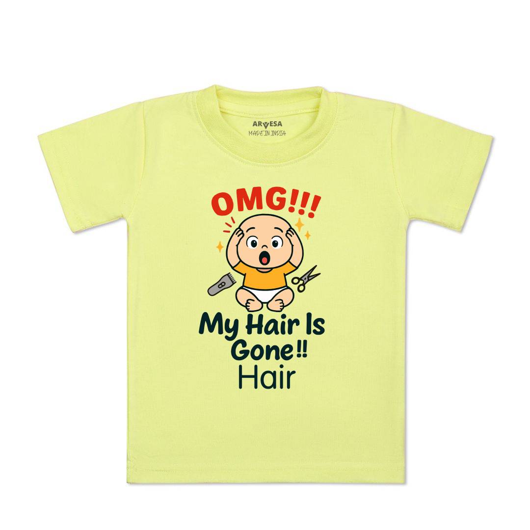 Arvesa Omg My Hair is Gone Baby Boy & Girl Dress