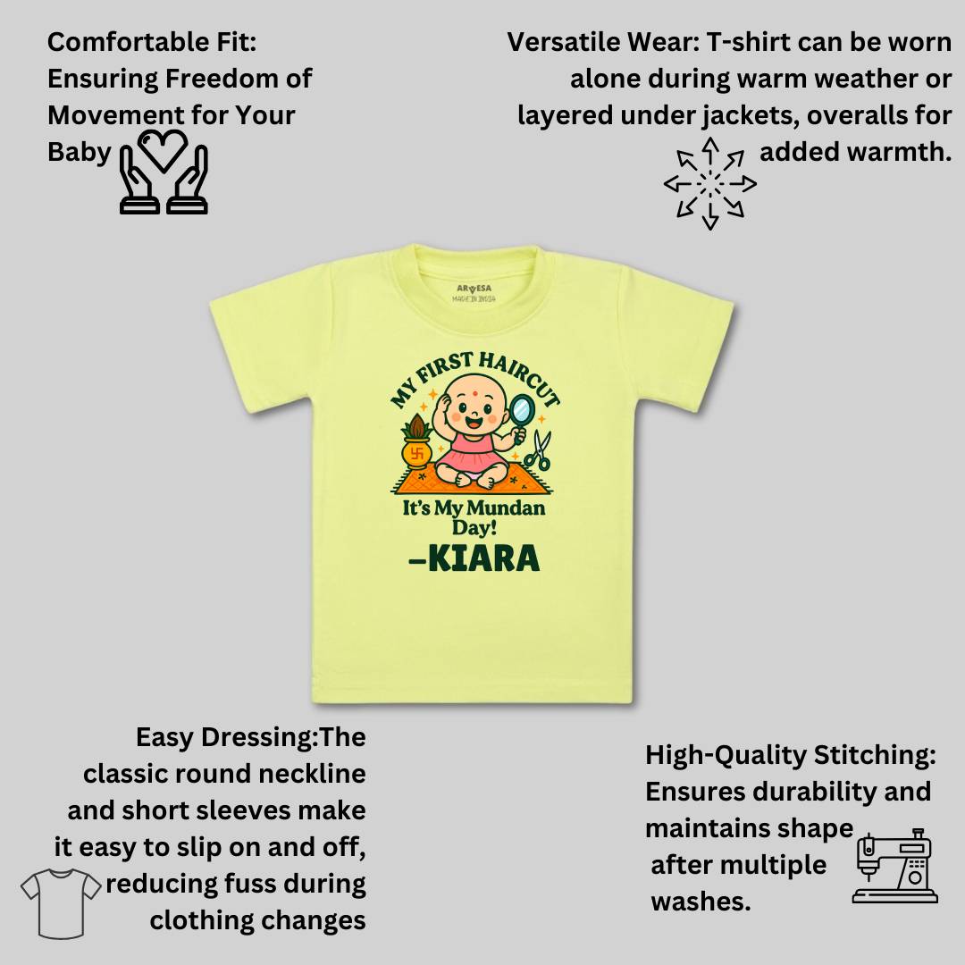 Arvesa My First Haircut Baby Boy & Girl Dress