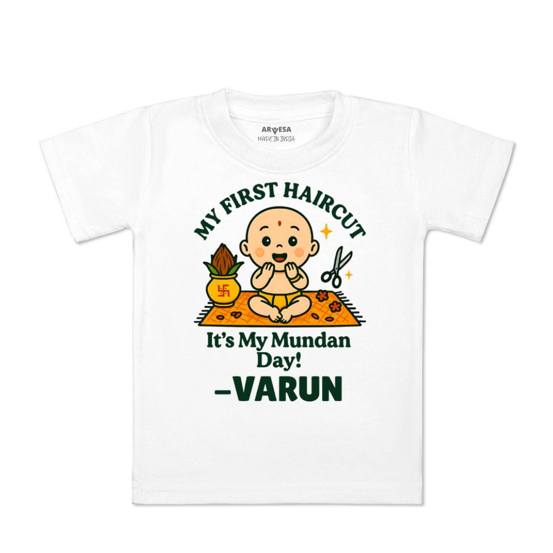 Arvesa My First Haircut Baby Boy & Girl Dress