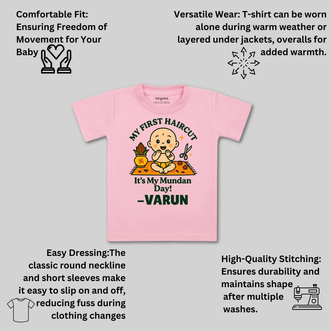 Arvesa My First Haircut Baby Boy & Girl Dress
