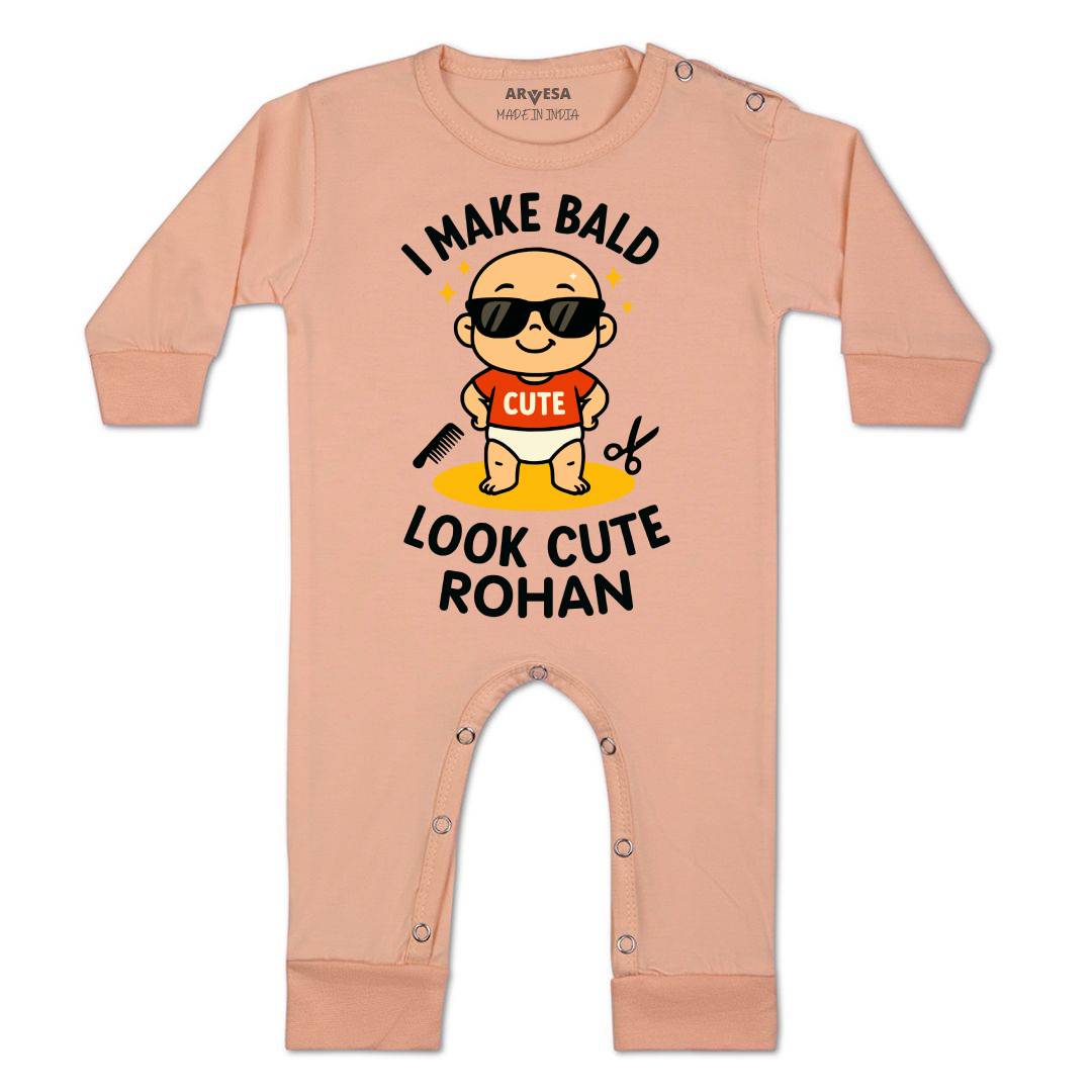 Arvesa I Make Bald Look Cute Baby Boy & Girl Dress