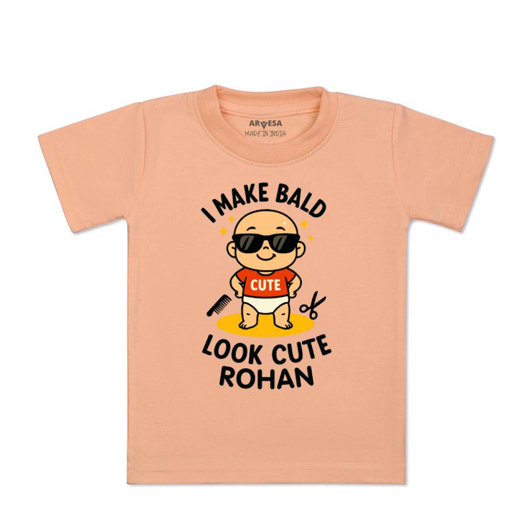 Arvesa I Make Bald Look Cute Baby Boy & Girl Dress