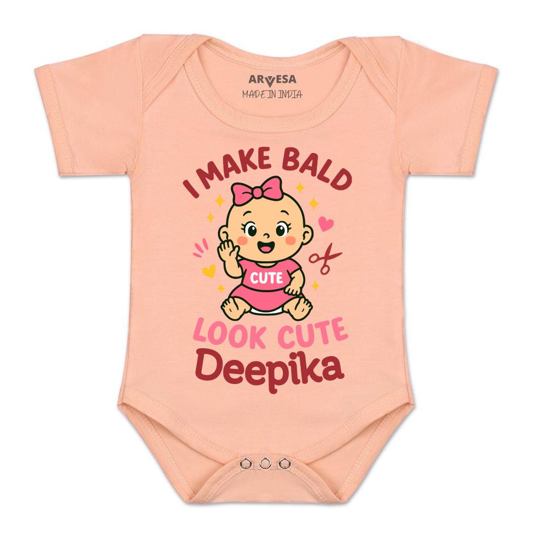 Arvesa I Make Bald Look Cute Baby Boy & Girl Dress