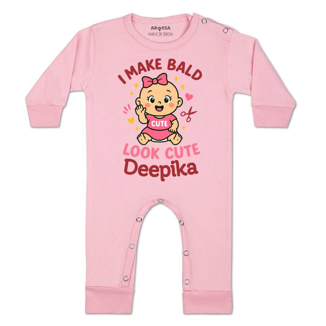 Arvesa I Make Bald Look Cute Baby Boy & Girl Dress