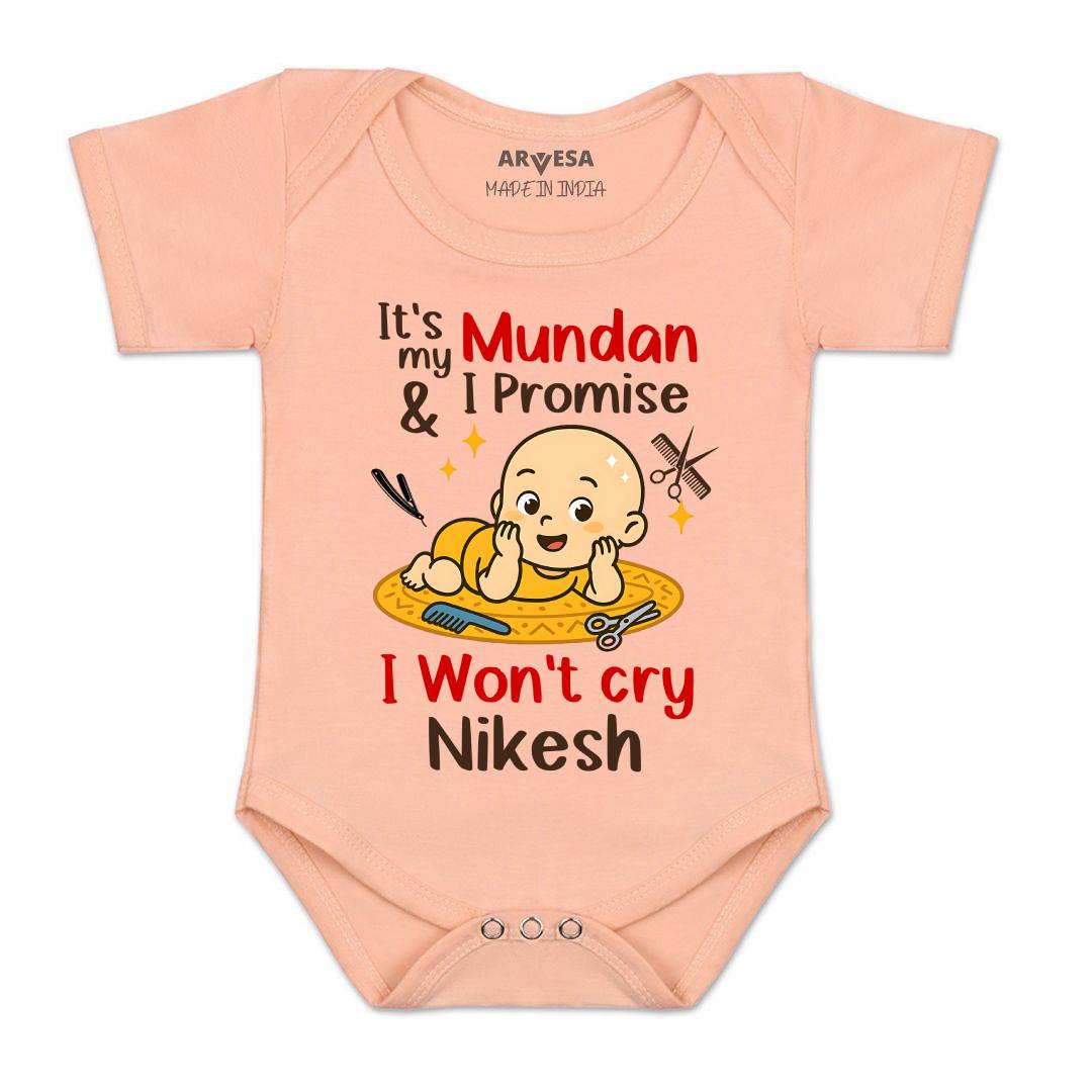 Arvesa Its Mundan I wont Cry Baby Boy & Girl Dress