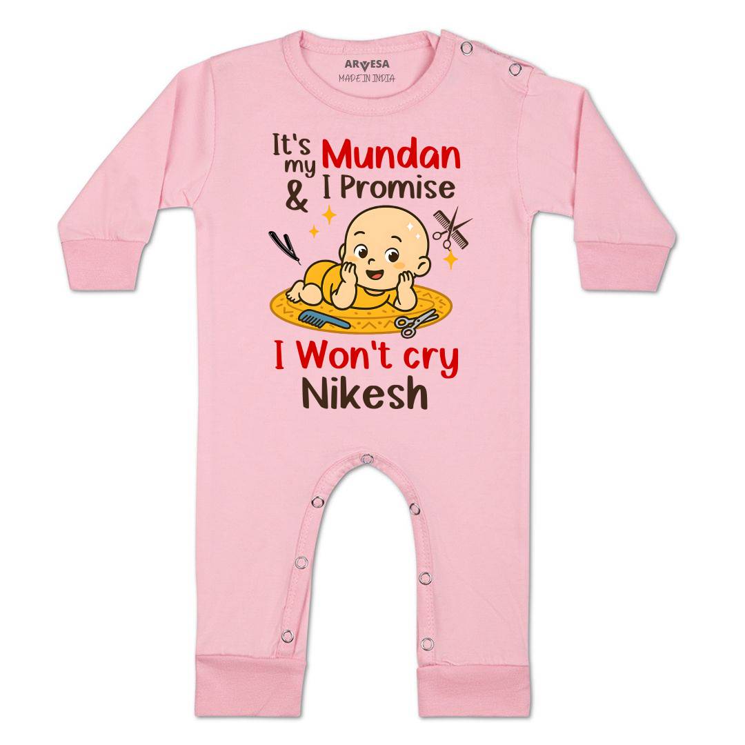 Arvesa Its Mundan I wont Cry Baby Boy & Girl Dress