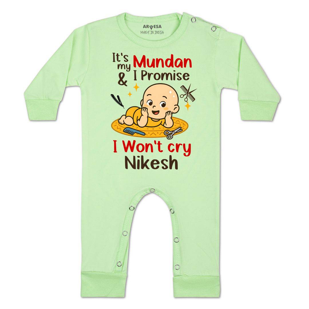 Arvesa Its Mundan I wont Cry Baby Boy & Girl Dress