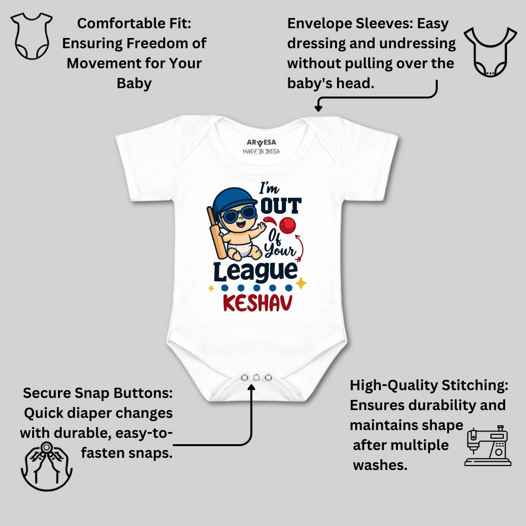 Arvesa I'm Out Of Your League Baby Boy & Girl Dress