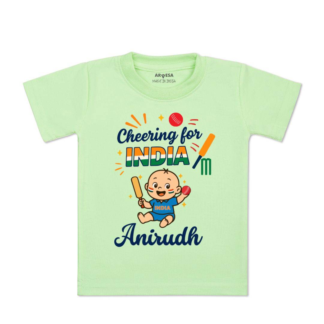 Arvesa Cheering For India Baby Boy & Girl Dress