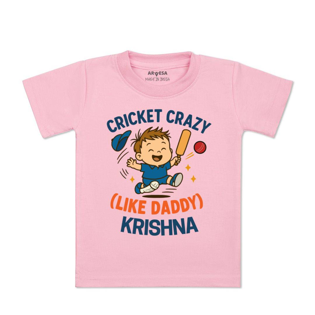 Arvesa Cricket Crazy Like Daddy Baby Boy & Girl Dress