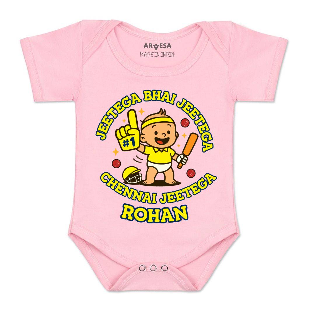 Arvesa Jeetega Bhai Jeetega Chennai Jeetega Baby Boy & Girl Dress