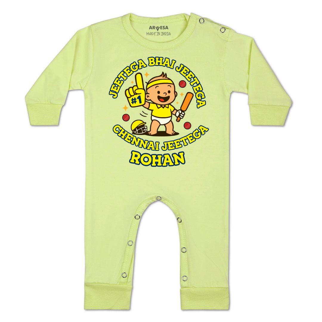 Arvesa Jeetega Bhai Jeetega Chennai Jeetega Baby Boy & Girl Dress