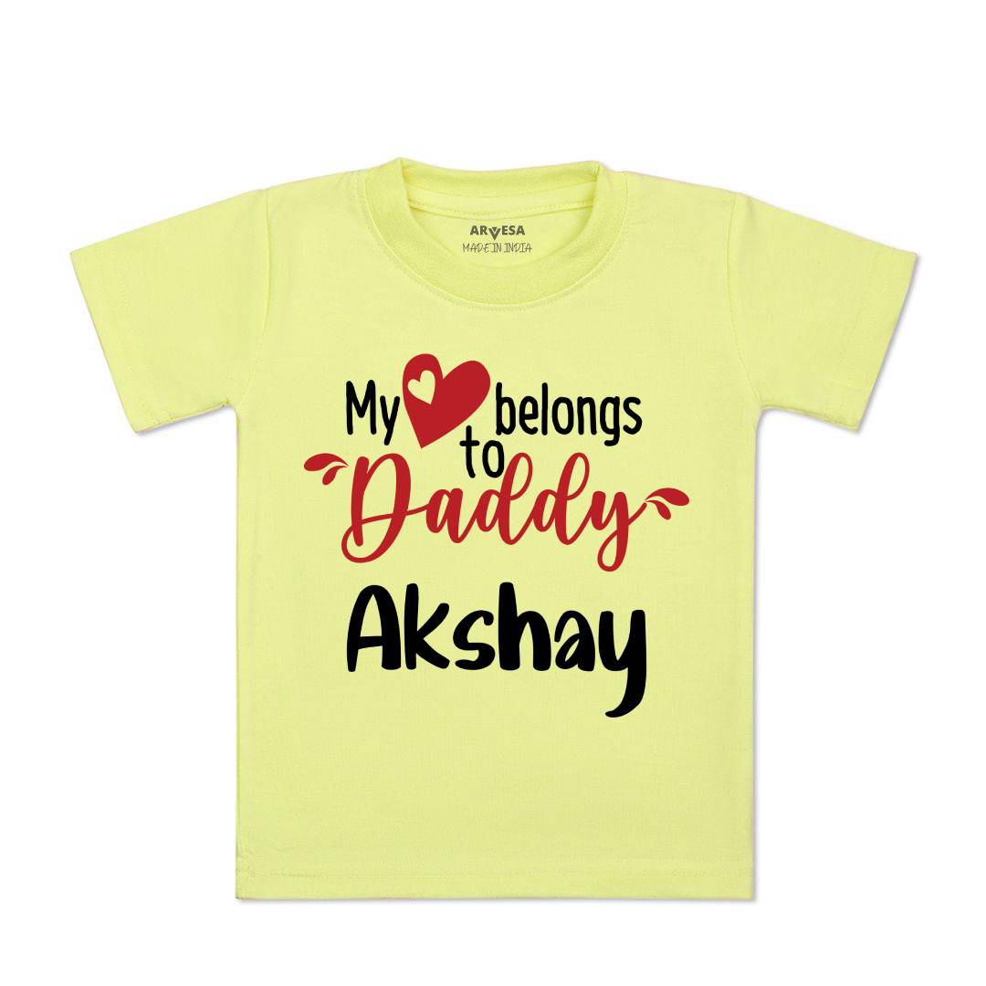 Arvesa My Heart Belong to Daddy Baby Boy & Girl Dress