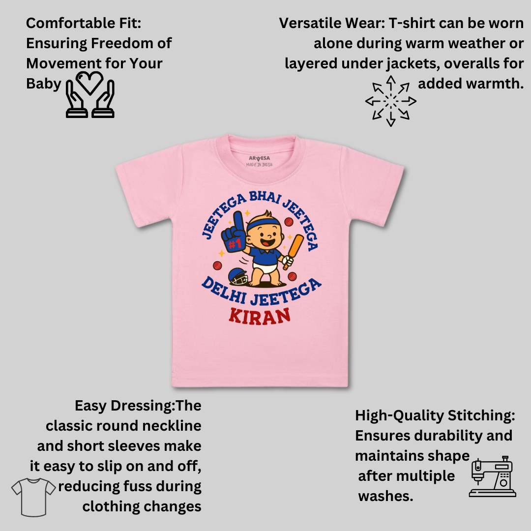 Arvesa Jeetega Bhai Jeetega Delhi Jeetega Baby Boy & Girl Dress