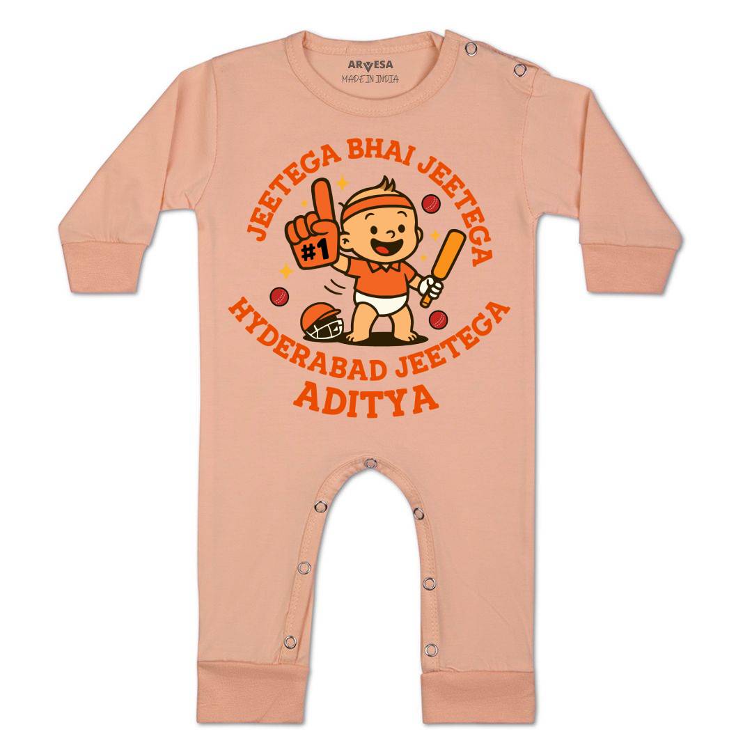 Arvesa Jeetega Bhai Jeetega Hyderabad Jeetega Baby Boy & Girl Dress