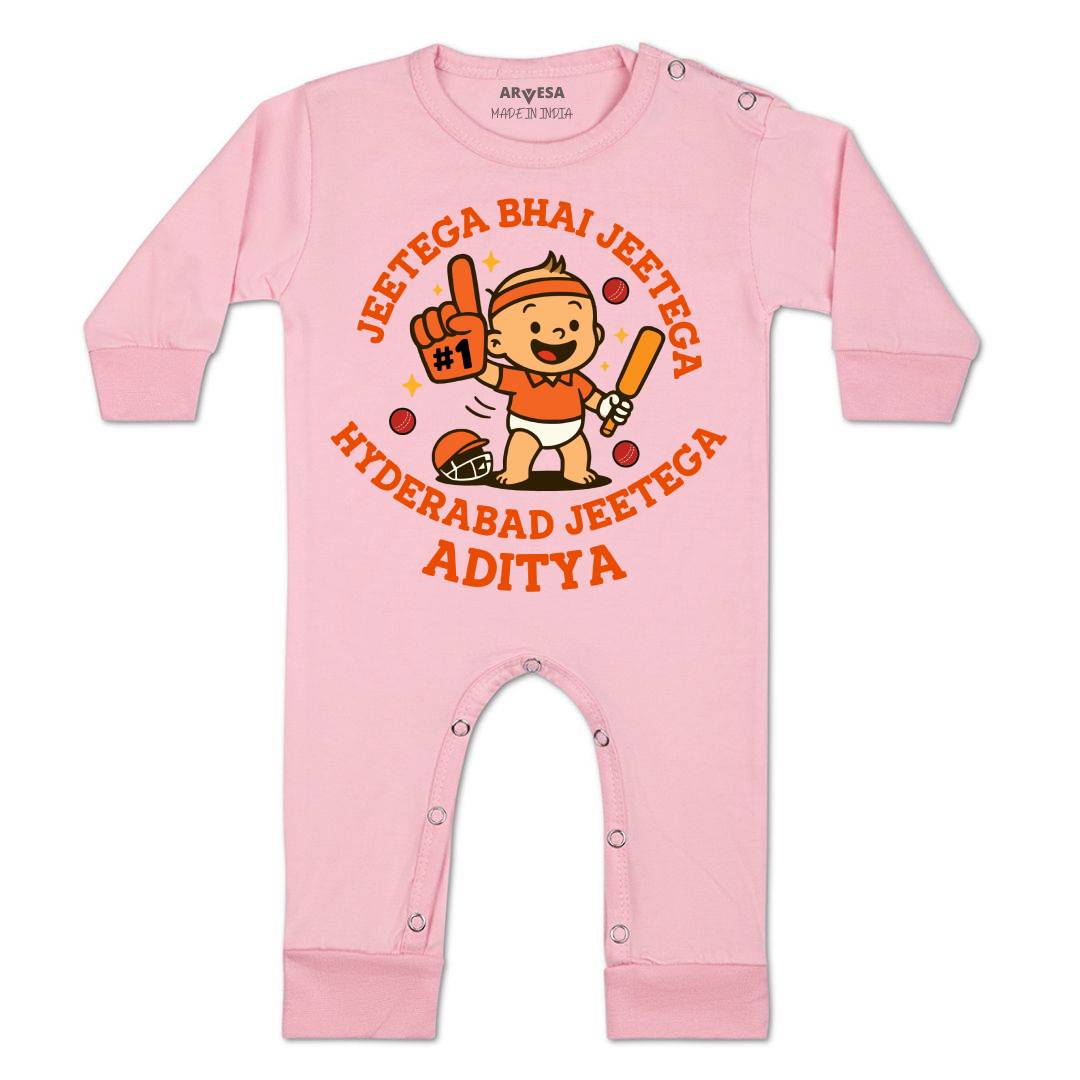 Arvesa Jeetega Bhai Jeetega Hyderabad Jeetega Baby Boy & Girl Dress