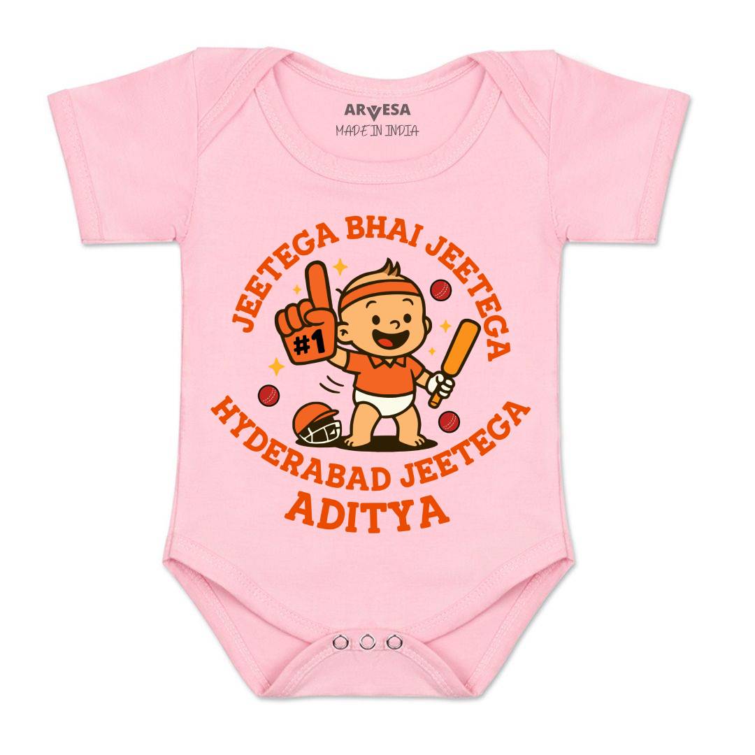Arvesa Jeetega Bhai Jeetega Hyderabad Jeetega Baby Boy & Girl Dress