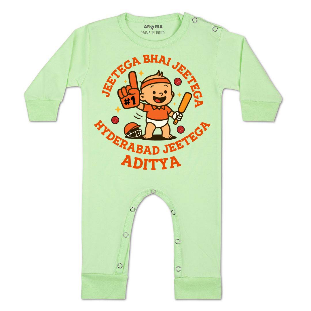 Arvesa Jeetega Bhai Jeetega Hyderabad Jeetega Baby Boy & Girl Dress