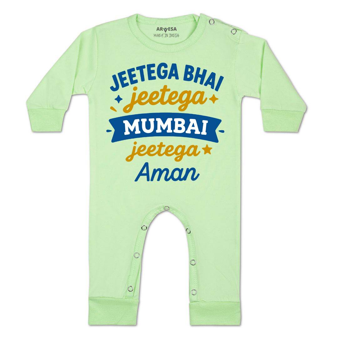 Arvesa Jeetega Bhai Jeetega Mumbai Jeetega Baby Boy & Girl Dress