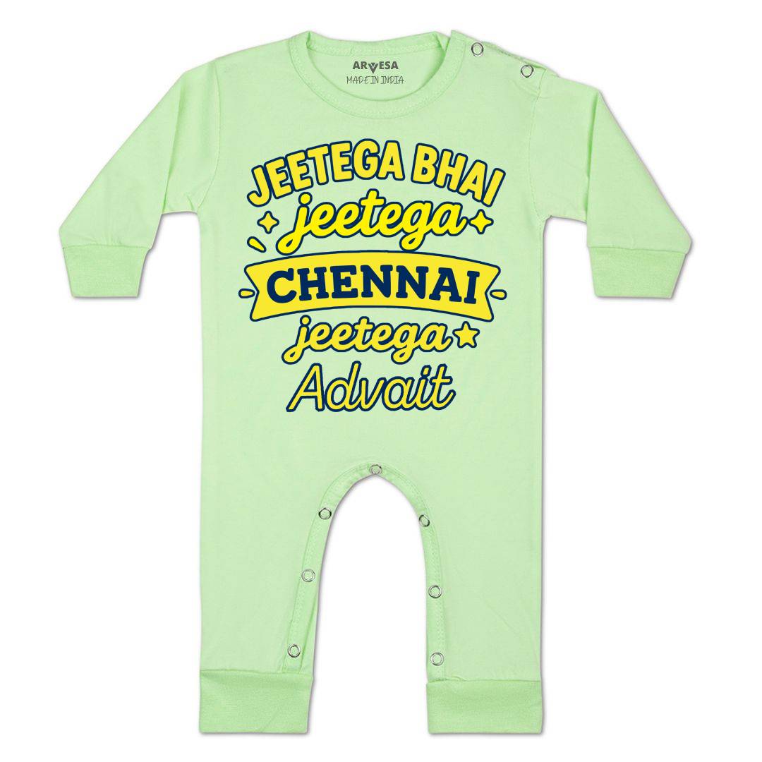 Arvesa Jeetega Bhai Jeetega Chennai Jeetega Baby Boy & Girl Dress