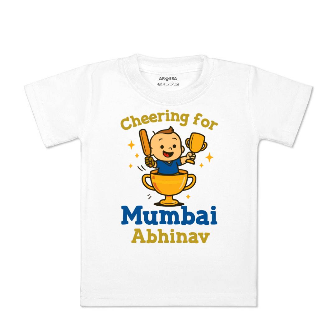 Arvesa Cheering For Mumbai Baby Boy & Girl Dress