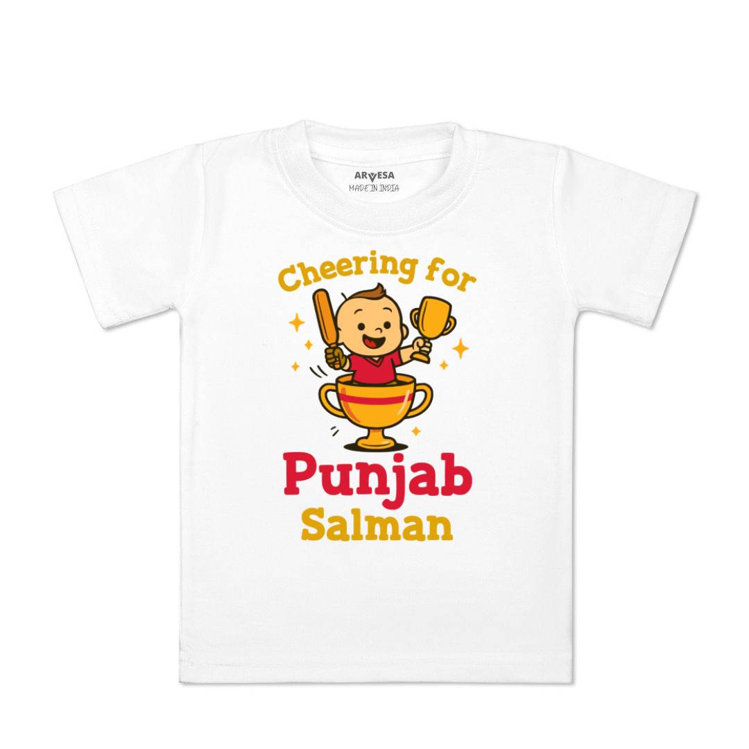 Arvesa Cheering For Punjab Baby Boy & Girl Dress