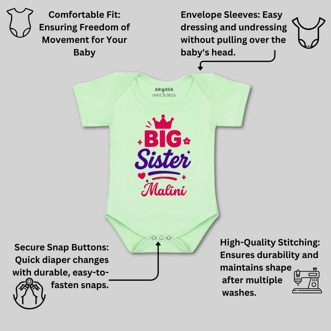 Arvesa Big Sister Baby Boy & Girl Dress