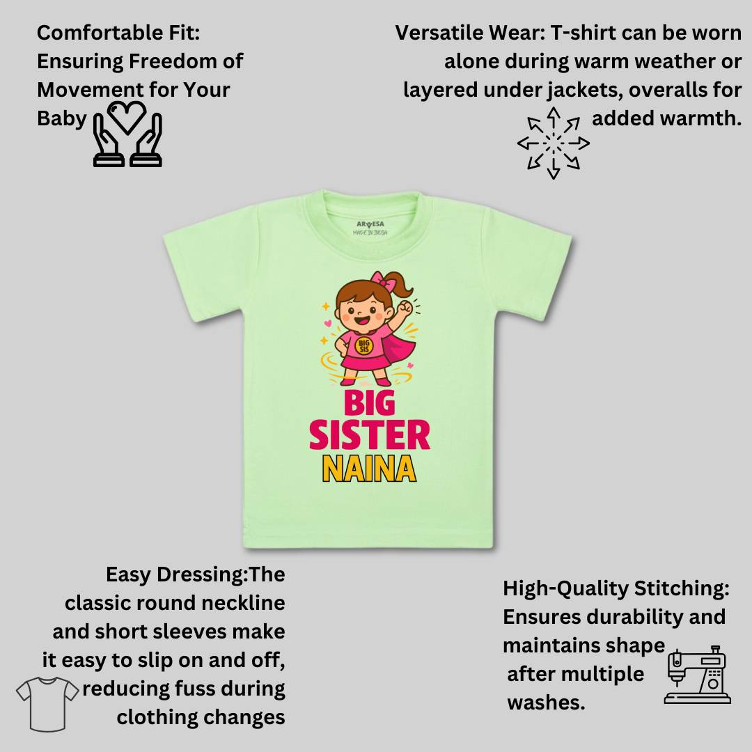 Arvesa Big Sister Baby Boy & Girl Dress