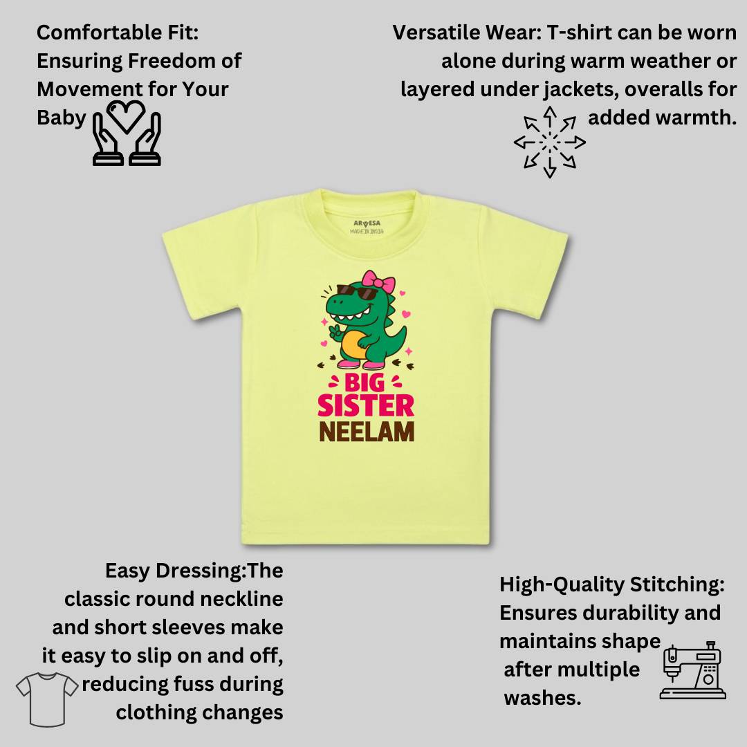 Arvesa Big Sister Baby Boy & Girl Dress