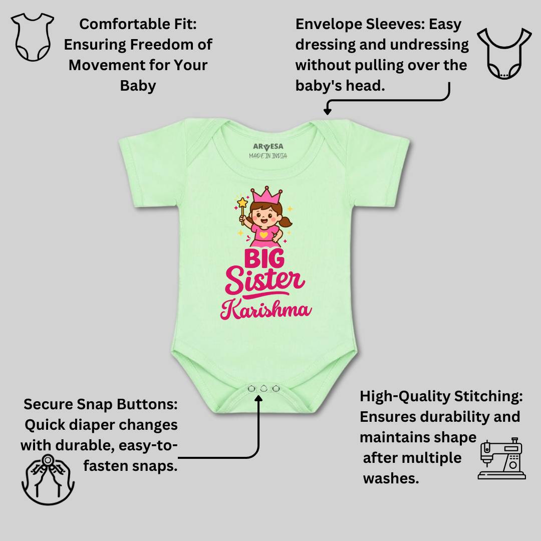 Arvesa Big Sister Baby Boy & Girl Dress