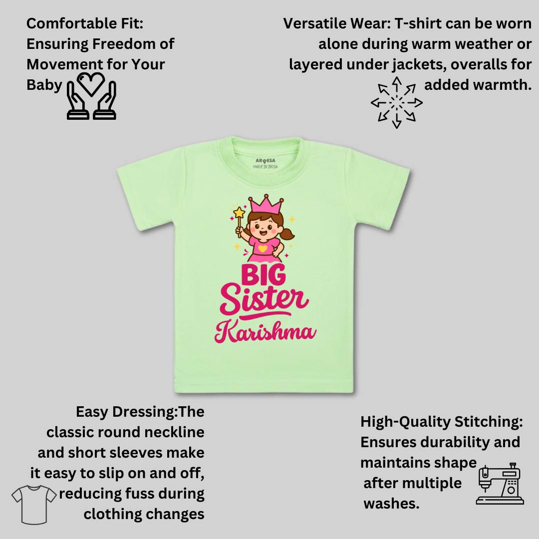 Arvesa Big Sister Baby Boy & Girl Dress