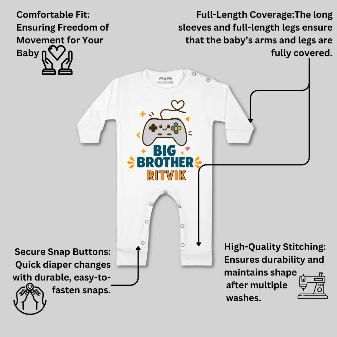 Arvesa Big Brother Baby Boy & Girl Dress