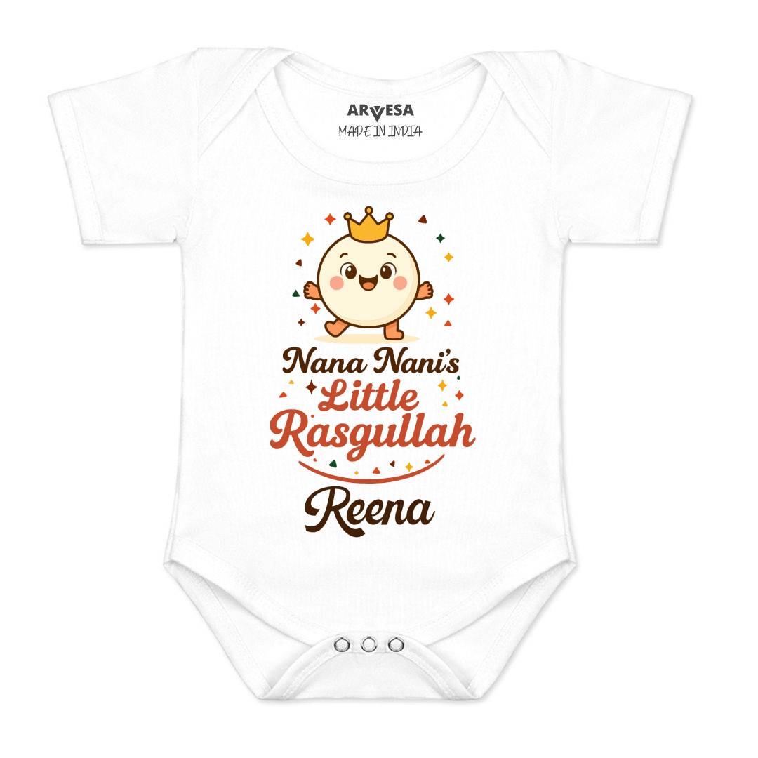 Arvesa Nana Nani Little Rasgullah Baby Boy & Girl Dress