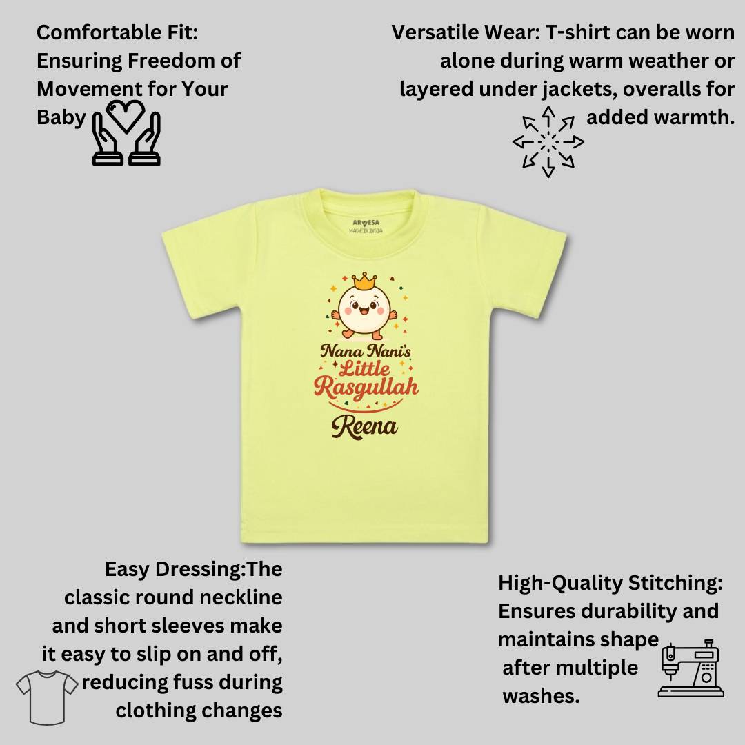 Arvesa Nana Nani Little Rasgullah Baby Boy & Girl Dress