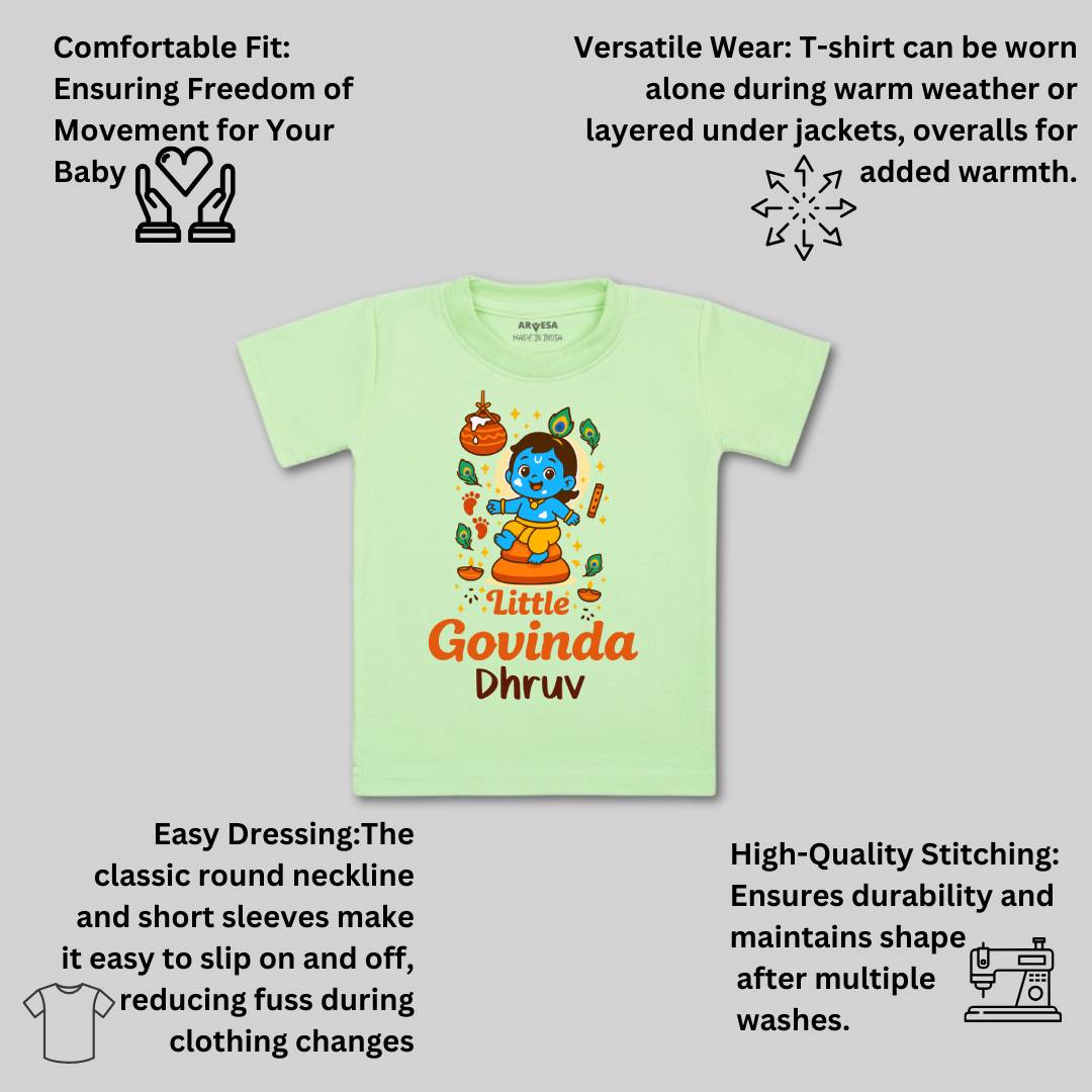 Arvesa My First Janmashtami Baby Boy & Girl Dress