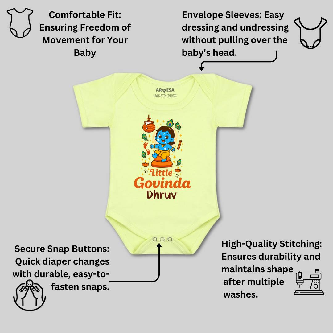 Arvesa My First Janmashtami Baby Boy & Girl Dress