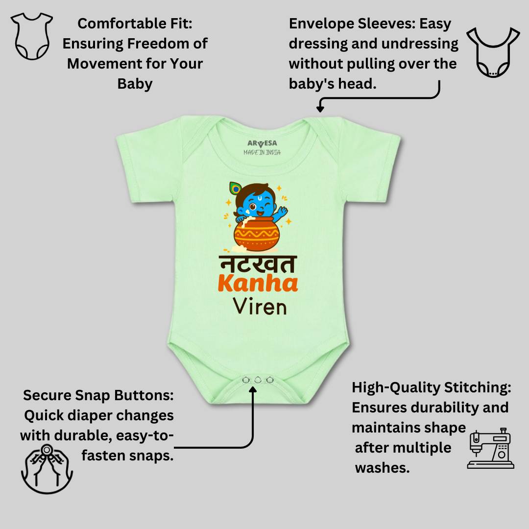 Arvesa My First Janmashtami Baby Boy & Girl Dress