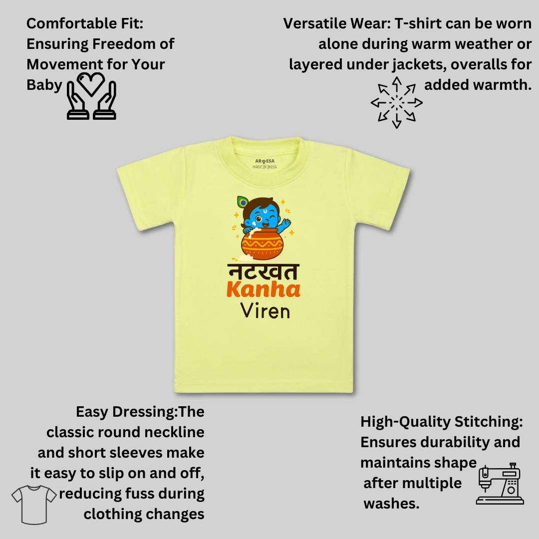 Arvesa My First Janmashtami Baby Boy & Girl Dress