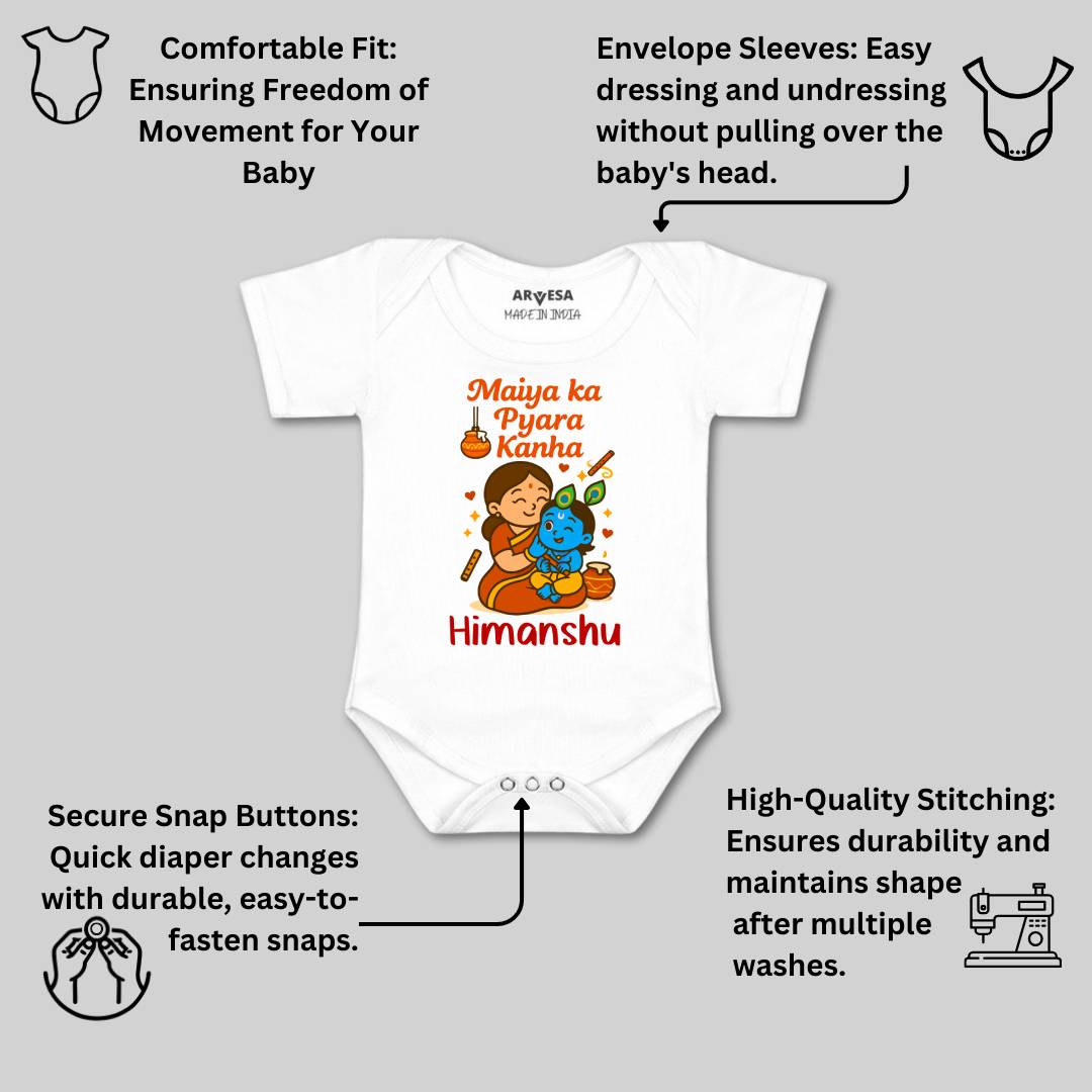 Arvesa My First Janmashtami Baby Boy & Girl Dress