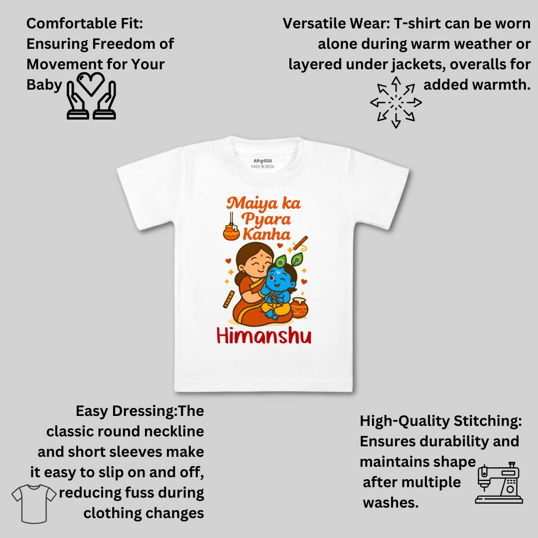 Arvesa My First Janmashtami Baby Boy & Girl Dress