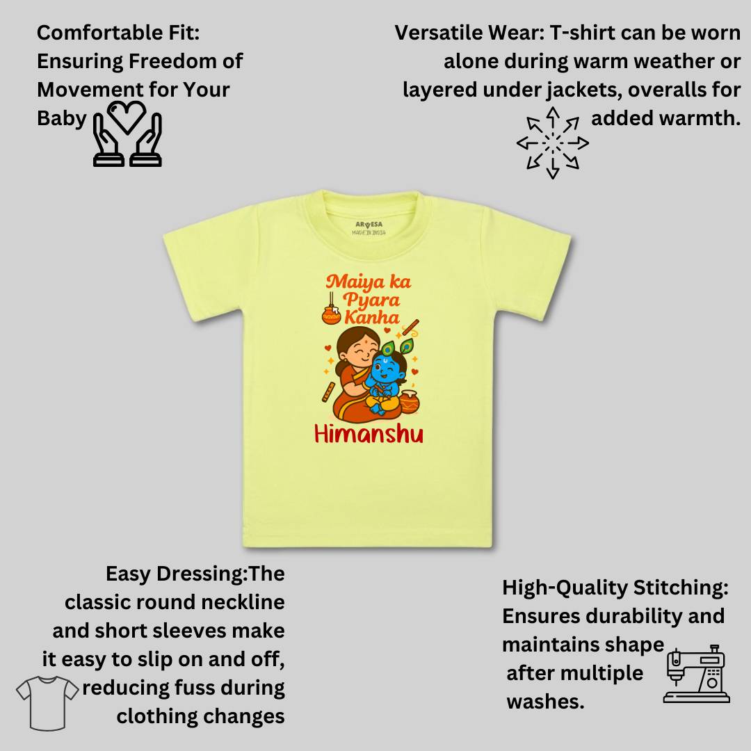 Arvesa My First Janmashtami Baby Boy & Girl Dress