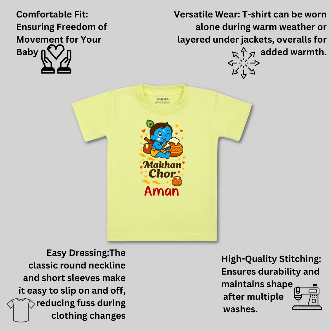 Arvesa My First Janmashtami Baby Boy & Girl Dress