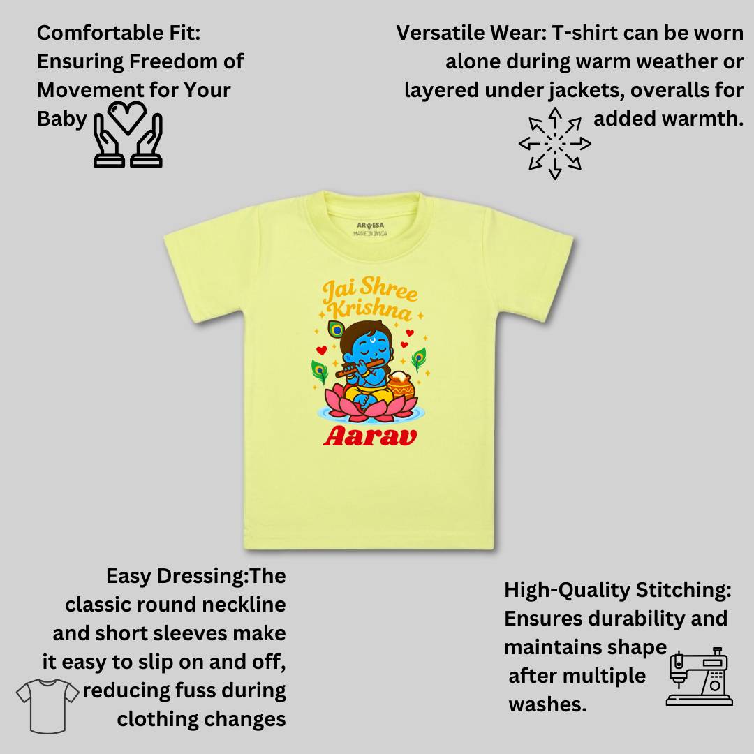 Arvesa My First Janmashtami Baby Boy & Girl Dress