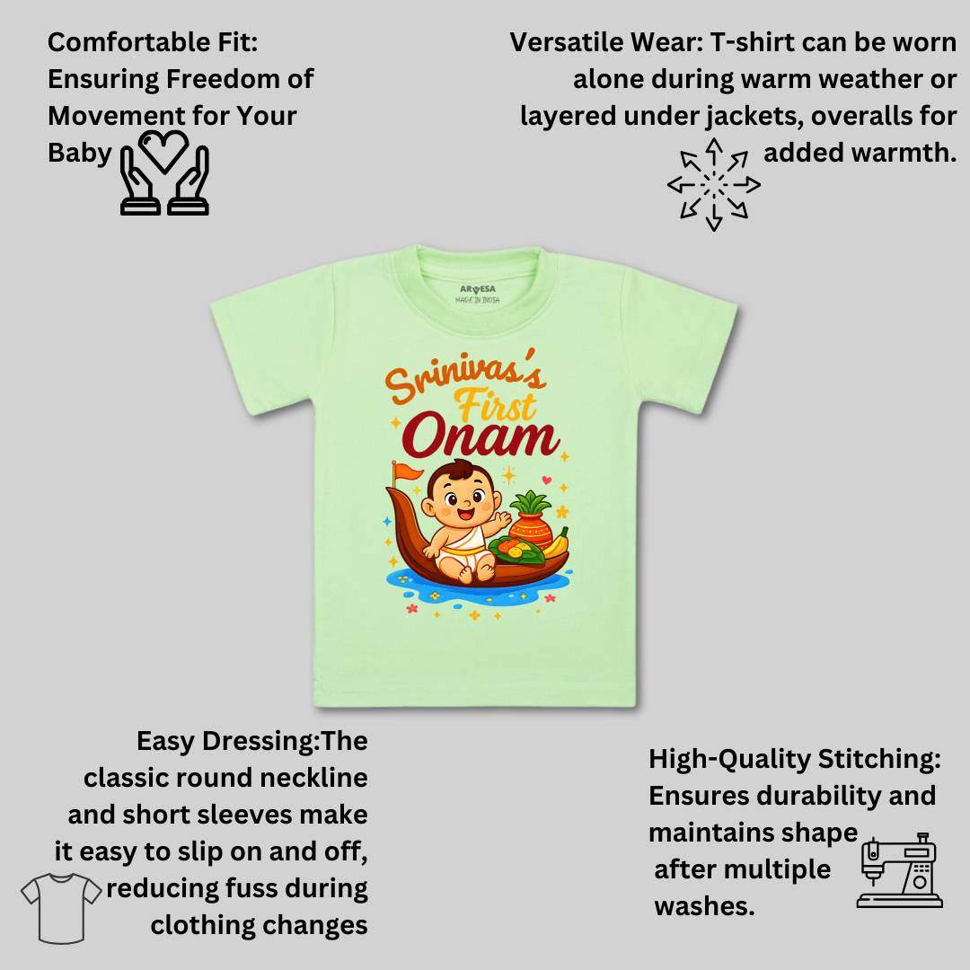 Arvesa My First Onam Baby Boy & Girl Dress