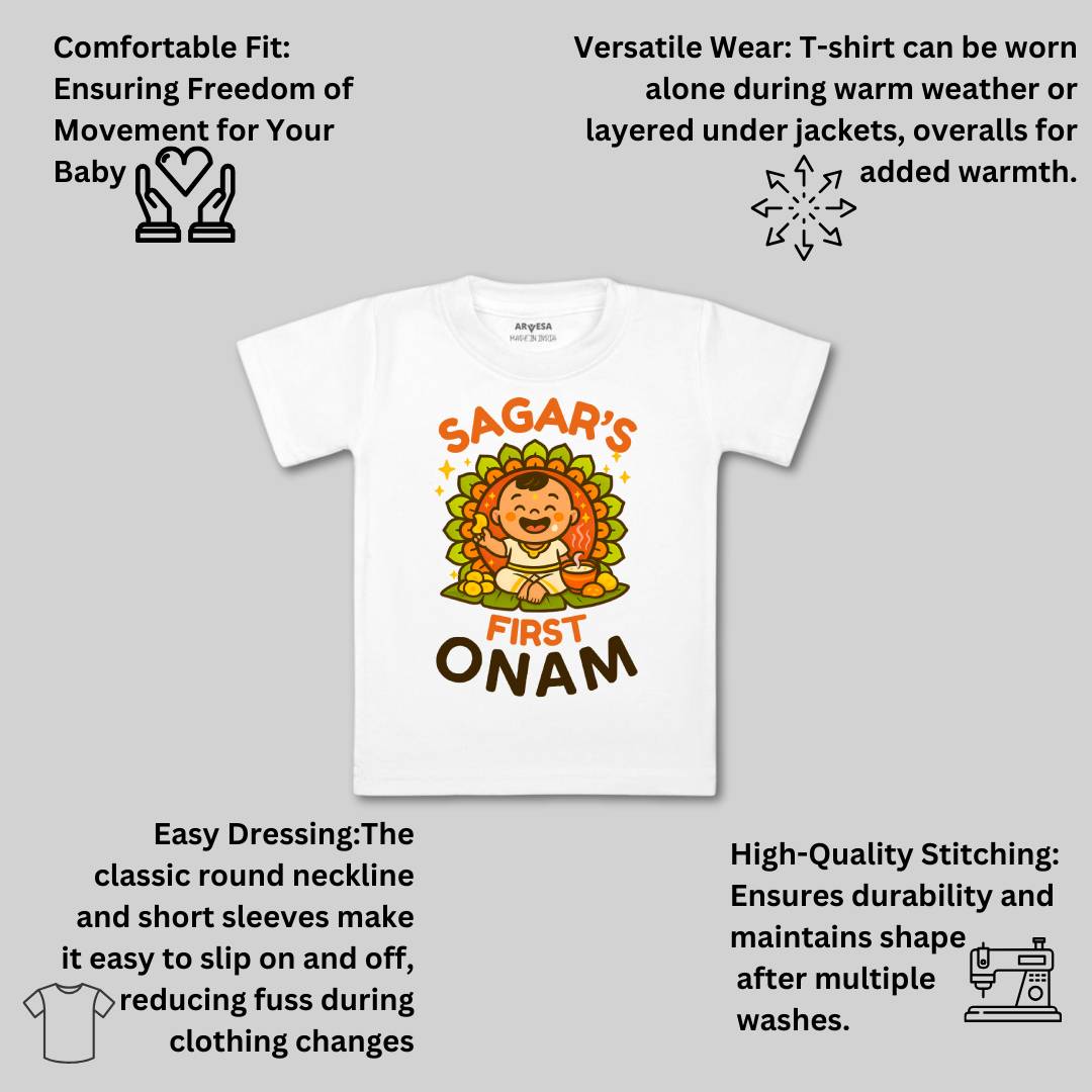 Arvesa My First Onam Baby Boy & Girl Dress