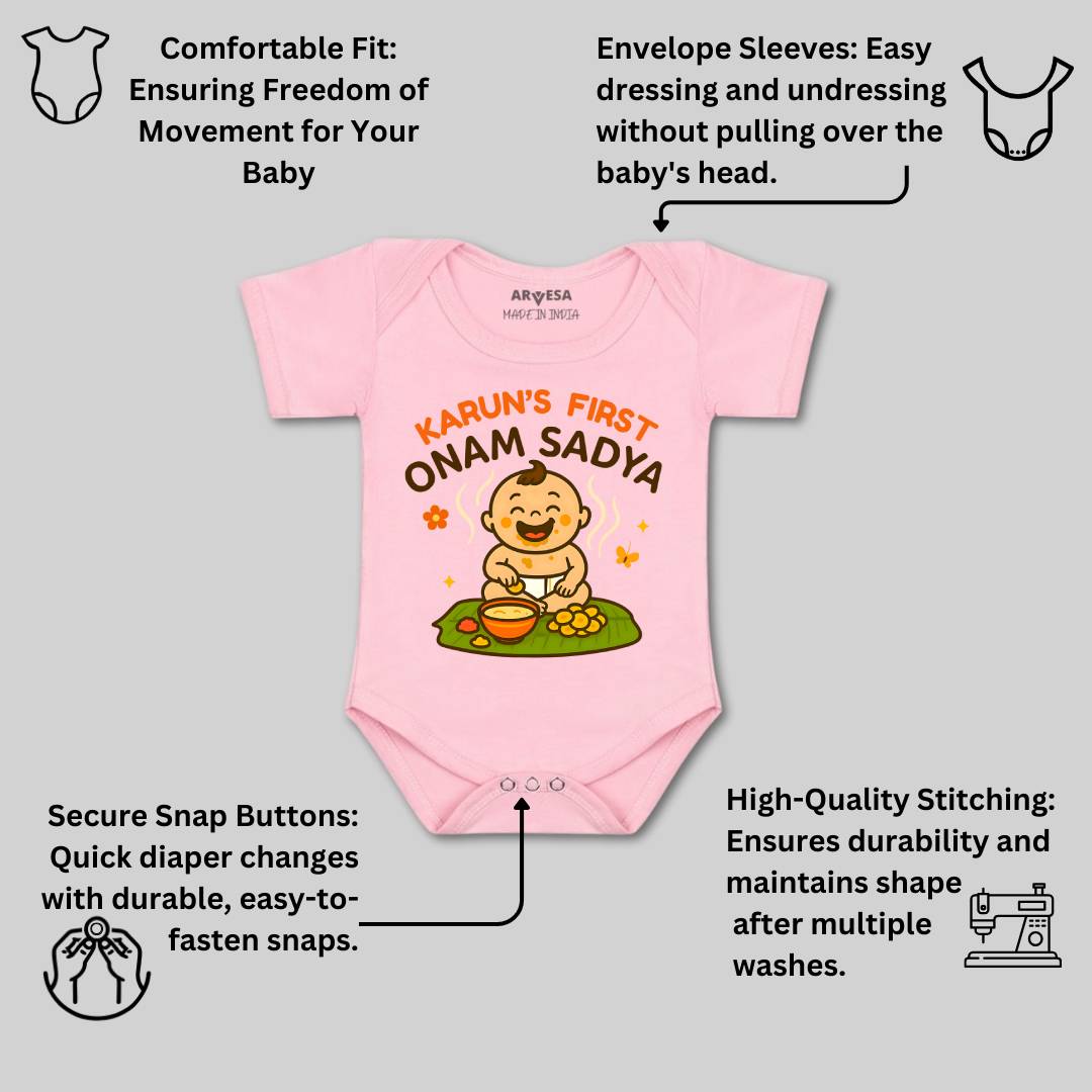 Arvesa My First Onam Baby Boy & Girl Dress