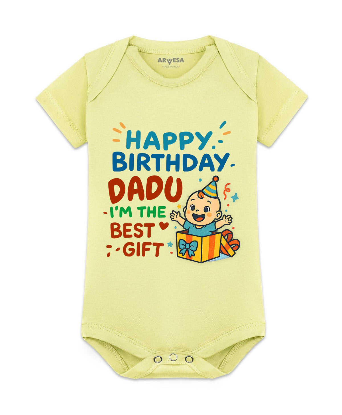 Happy Birthday Dadu Family Birthday - Romper