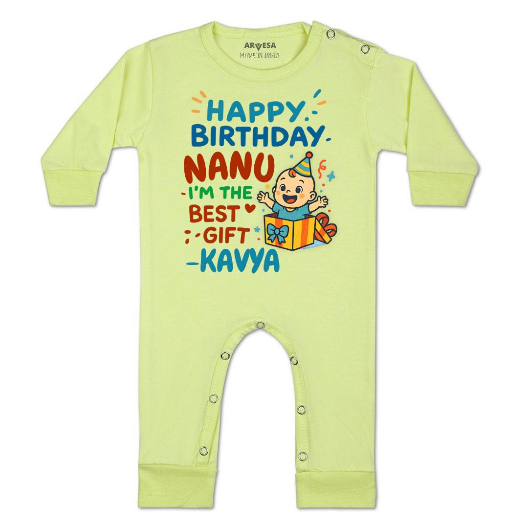 Arvesa Happy Birthday Nanu Baby Boy & Girl Dress