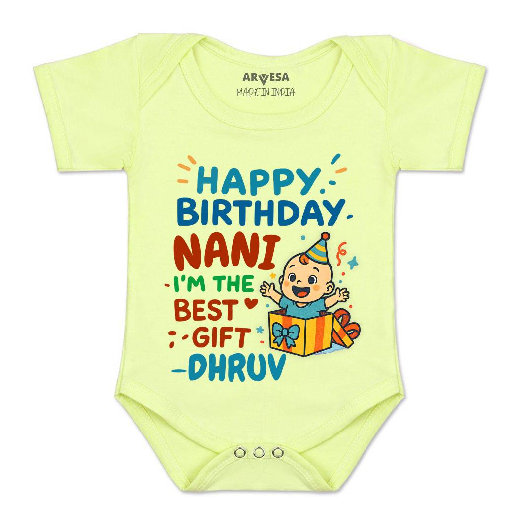 Arvesa Happy Birthday Nani Baby Boy & Girl Dress