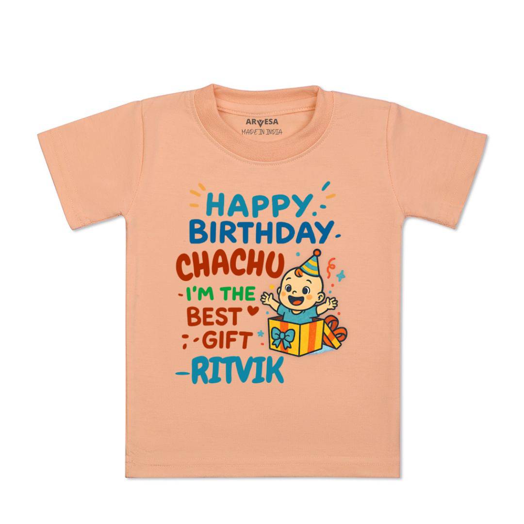 Arvesa Happy Birthday Chachu Baby Boy & Girl Dress